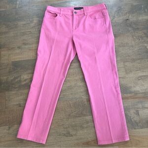 Lauren Ralph Lauren Pink Straight Leg Jeans Womens Size 8  Barbiecore Denim